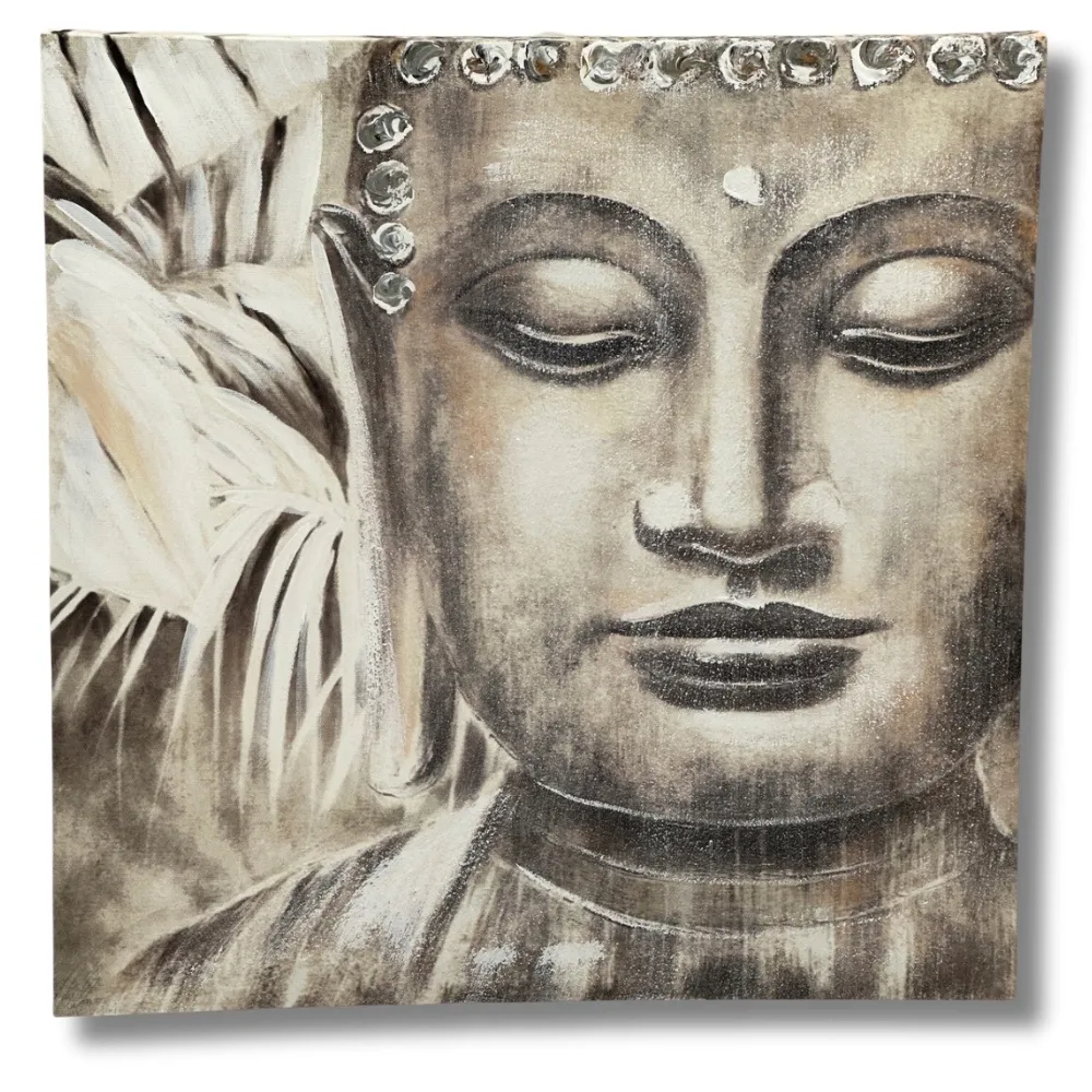 obraz-recznie-malowany-budda-plotno-38x38cm-dekoracja-scienna-dom-stan-nowy