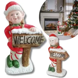 figurka-swiateczna-elfica-czerwony-stroj-35cm-welcome-duza-elf-skrzat