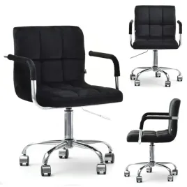 welurowy-fotel-obrotowy-do-niewielkiego-biura-elis-czarny-welur-chrom