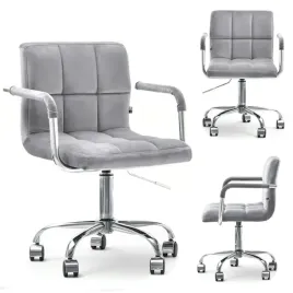 pikowany-fotel-obrotowy-z-regulacja-wysokosci-elis-szary-welur-chrom