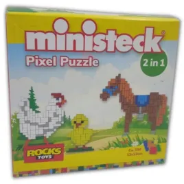 puzzle-pixel-ukladanka-dla-dzieci-kura-kon-mozaika