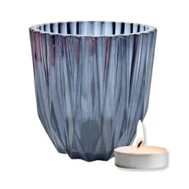 swiecznik-szklany-wazon-odcienie-niebieskiego