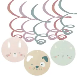 spirale-dekoracyjne-pastelowe-zwierzatka-urodziny