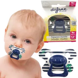 smoczek-difrax-dental-12-m-bialy-w-paski-granatowe