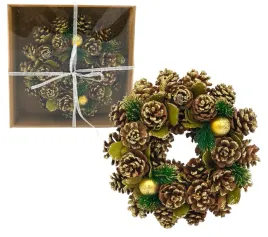 wianek-stroik-swiateczny-na-drzwi-okno-stol-grob-25cm-zlote-boze-narodzenie