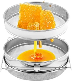 cedzak-do-miodu-sito-podwojne-nierdzewne-wiadro-odstojnik-z-regulacja-24-cm