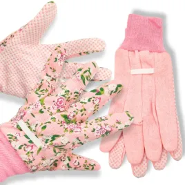 rekawiczki-ogrodowe-roz-m-23cm-rozowe-kwiatki-rekawice-materialowe-do-pracy
