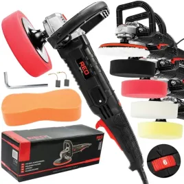 polerka-samochodowa-szlifierka-do-lakieru-5-pady-polerskie-filc-gabki-2400w