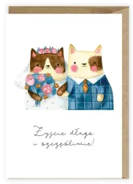 kartka-slubna-eko-koperta-koty-k109