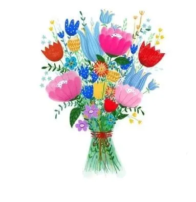 karnet-b6-kwiaty-bukiet