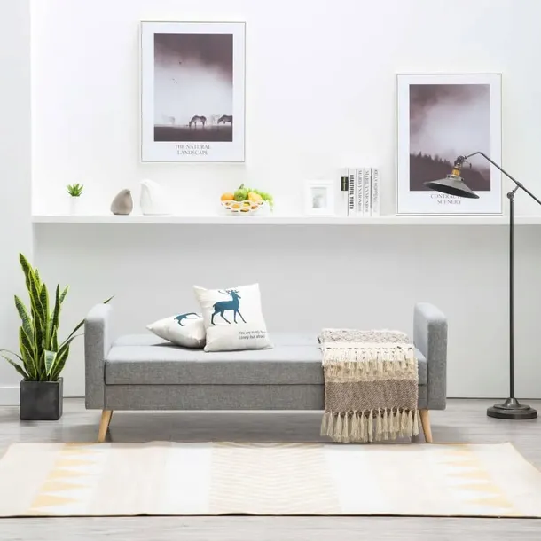 sofa-materialowa-jasnoszara-stan-nowy