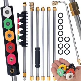 zestaw-7-lanc-przedluzek-do-myjki-cisnieniowej-w-tym-zagieta-pod-katem-90