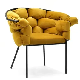 designerski-fotel-pleciony-pilo-miodowy-welur-czarny-metalowy-stelaz