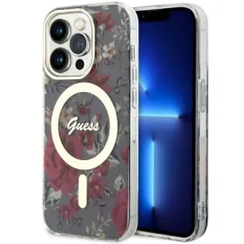 etui-guess-flower-magsafe-na-iphone-14-pro-zielone