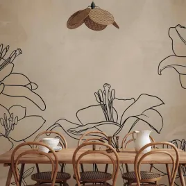 fototapeta-250x175-wodoodporna-szkic-natury-minimalistyczny-lineart-z-k