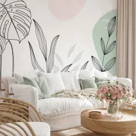 fototapeta-300x210-premium-liscie-w-pastelach