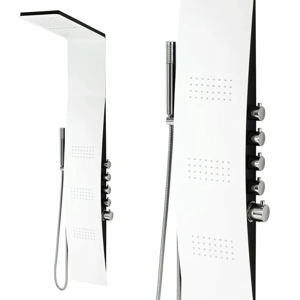Biały panel prysznicowy natryskowy INEA NEO2 150cm