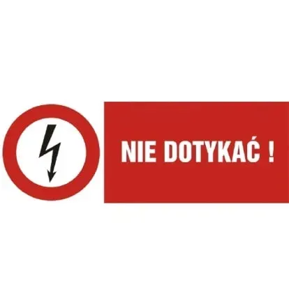 znak-nie-dotykac-hd007aefn-stan-nowy