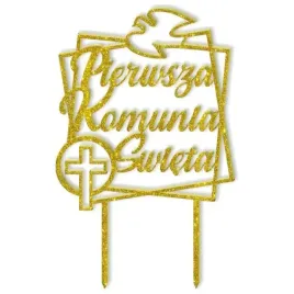 topper-z-pleksy-pierwsza-komunia-sw-golebica-zloty-brokat-195-cm
