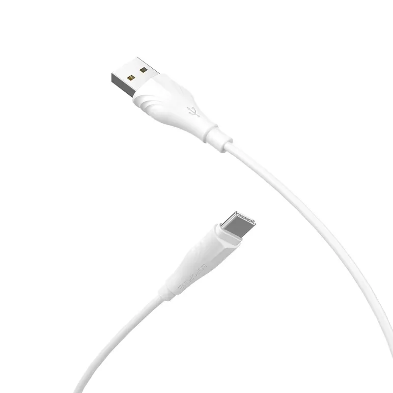 borofone-kabel-usb-a-do-usb-c-2-m-bialy