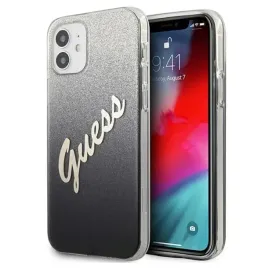 guess-glitter-gradient-script-etui-iphone-12-mini-czarny