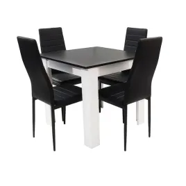 zestaw-stol-modern-80-bw-i-4-czarne-krzesla-nicea