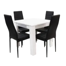 zestaw-stol-modern-80-bialy-i-4-czarne-krzesla-nicea