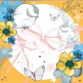 karnet-swarovski-kwadrat-cl2907-bl-kwiaty-pomaran