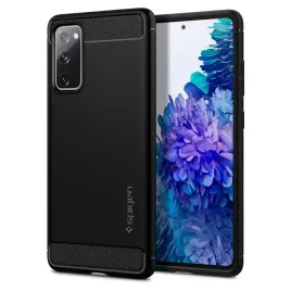 spigen-rugged-armor-galaxy-s20-fe-matte-black