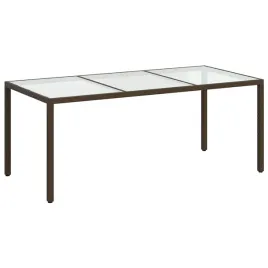 brazowy-stol-ogrodowy-z-polirattanu-190-x-90-x-75-cm-szklo-hartowane