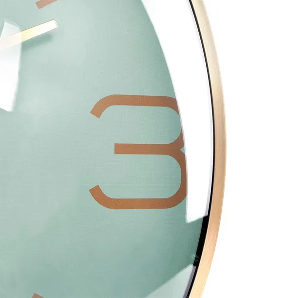 zegar-scienny-zloty-mietowy-30-cm-stan-nowy-marka-vilde