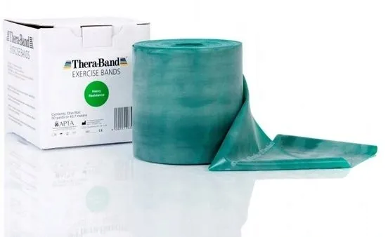 tasma-do-cwiczen-rehabilitacji-theraband-guma-zielona-25m-stan-nowy
