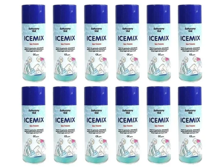 SZTUCZNY LÓD ICEMIX ZAMRAŻACZ ICE MIX SPRAY 12 szt