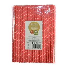 slomki-papierowe-czerwone-w-biale-kropki-144szt