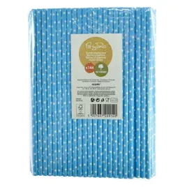 slomki-papierowe-niebieskie-w-biale-kropki-144szt