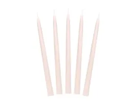 swieca-stozkowa-matowa-nude-24cm-10szt