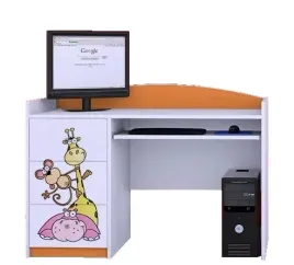 biurko-happy-b05-pomaranczowe-mebelki-dzieciece-happybabies-pl