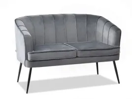 designerska-sofa-do-przedpokoju-estel-szary-welur-na-czarnych-nogach
