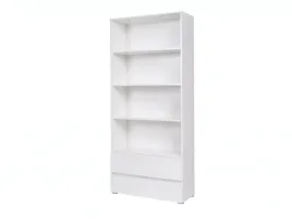 regal-wysoki-na-ksiazki-4-polki-92cm-bialy-kolory