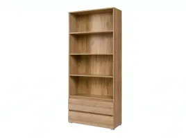 regal-wysoki-na-ksiazki-4-polki-92cm-dab-riviera-kolory