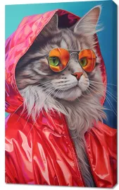 obraz-60x100cm-kot-w-stylu