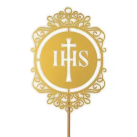 topper-papierowy-komunia-sw-ihs-ornament-zloty-24-cm