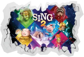 naklejki-na-sciane-dla-dzieci-3d-sing-2-100x70