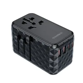adapter-podrozny-choetech-pd6028-eu-us-aus-uk-2x-usb-c-2x-usb-a-100w