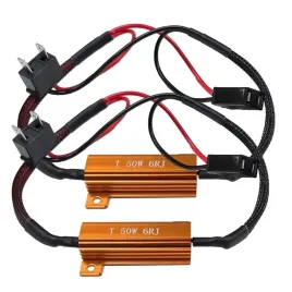 2x-rezystor-led-h7-50w-6ohm-wtyczka-gniazdo-canbus-dekoder-filtr-opornik
