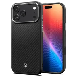 etui-spigen-enzo-aramid-t-mag-magsafe-do-iphone-17-pro-czarno-srebrny