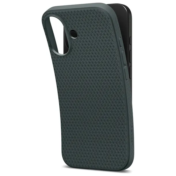 etui-spigen-liquid-air-do-iphone-17-zielony-funkcje-antyposlizgowa-struktura-ladowanie-indukcyjne-pochlanianie-wstrzasow
