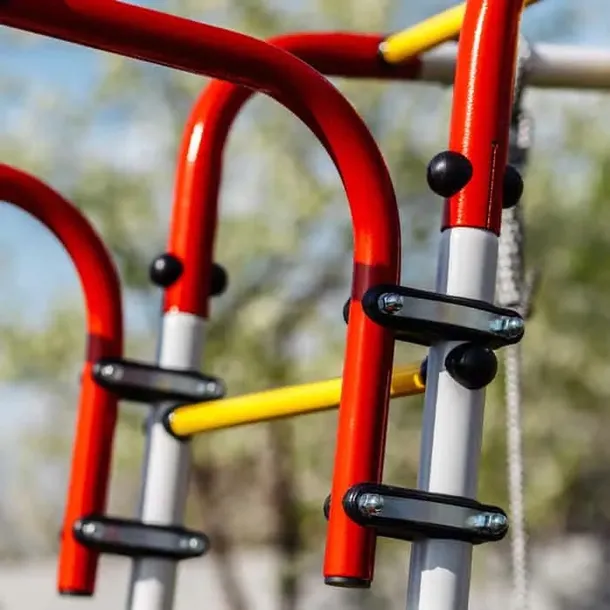 plac-zabaw-do-ogrodu-akrobata-plus-stan-nowy-zlozony-z-2-hustawek-pojedynczych-drabinki-kosz-do-koszykowki-siatki-inne