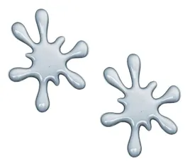 naklejka-na-samochod-kleks-3d-srebrny