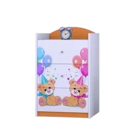komoda-happy-k03-pomaranczowa-mebelki-dzieciece-happybabies-pl